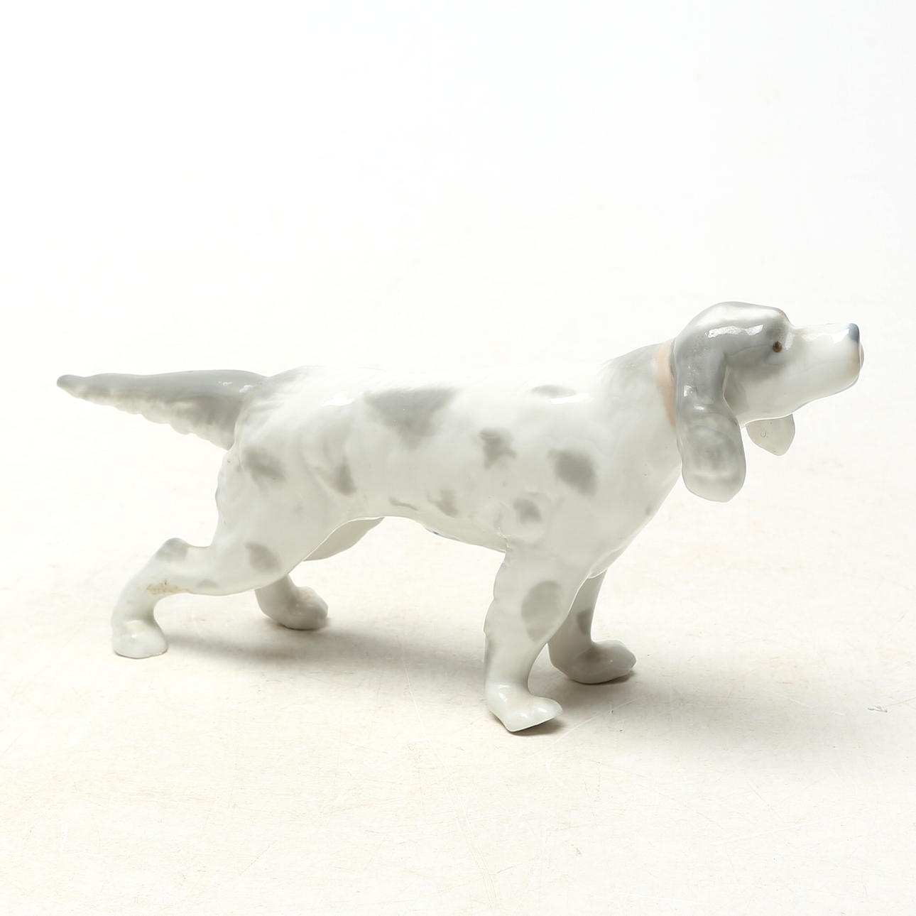 DOG FIGURINE, porcelain, Rex.