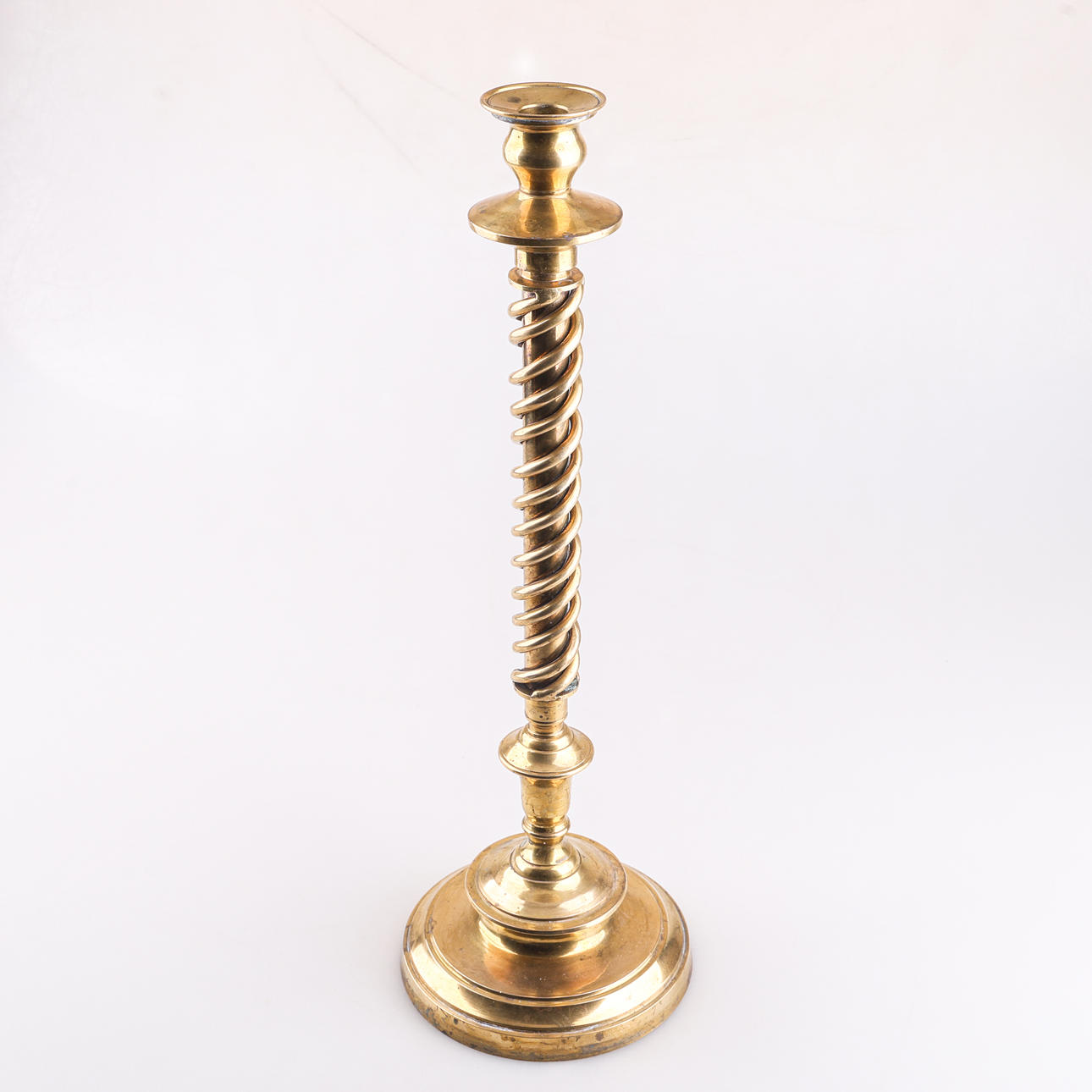 ALTAR CANDLESTICK, brass, 19th/20th century.
