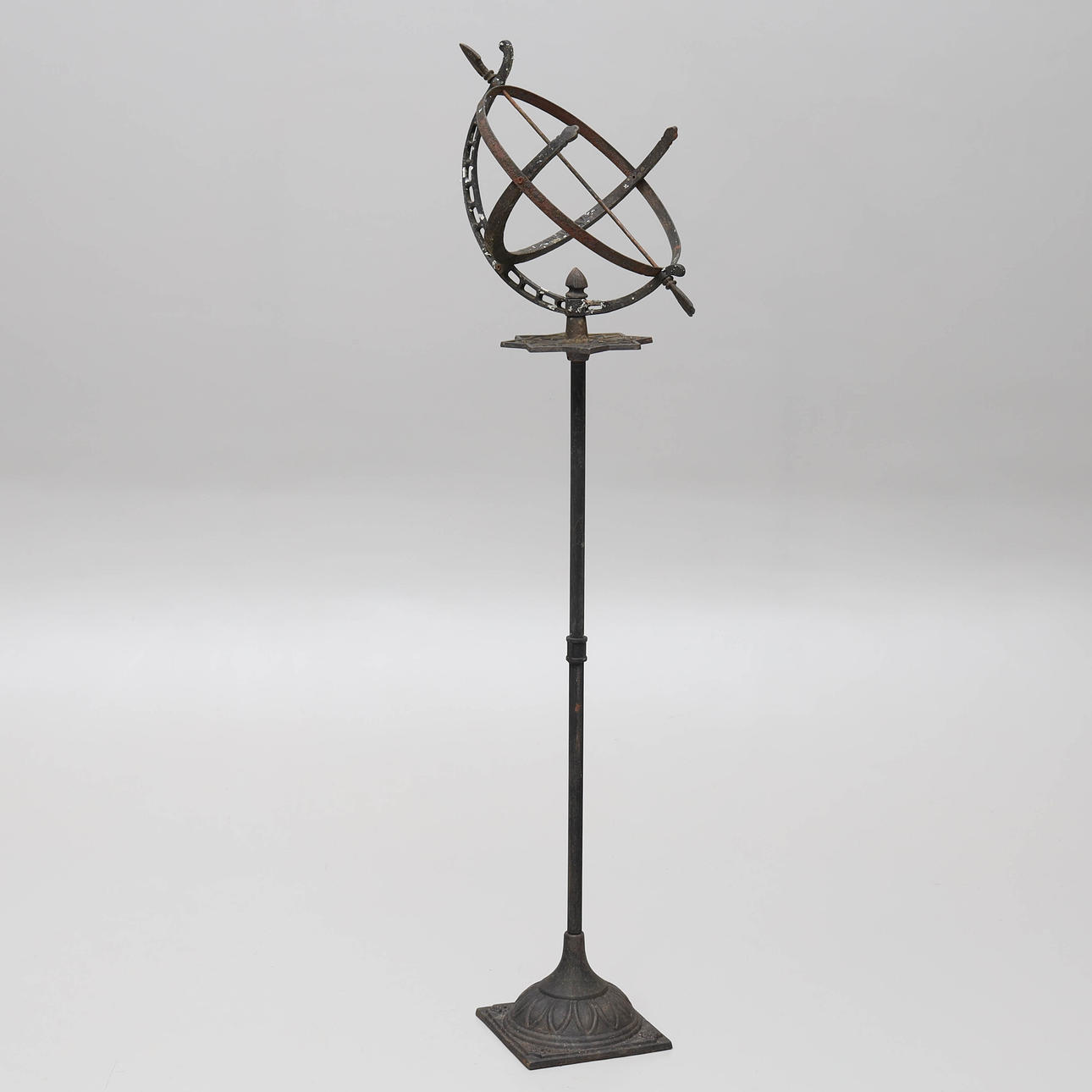 SUNDIAL, cast metal.