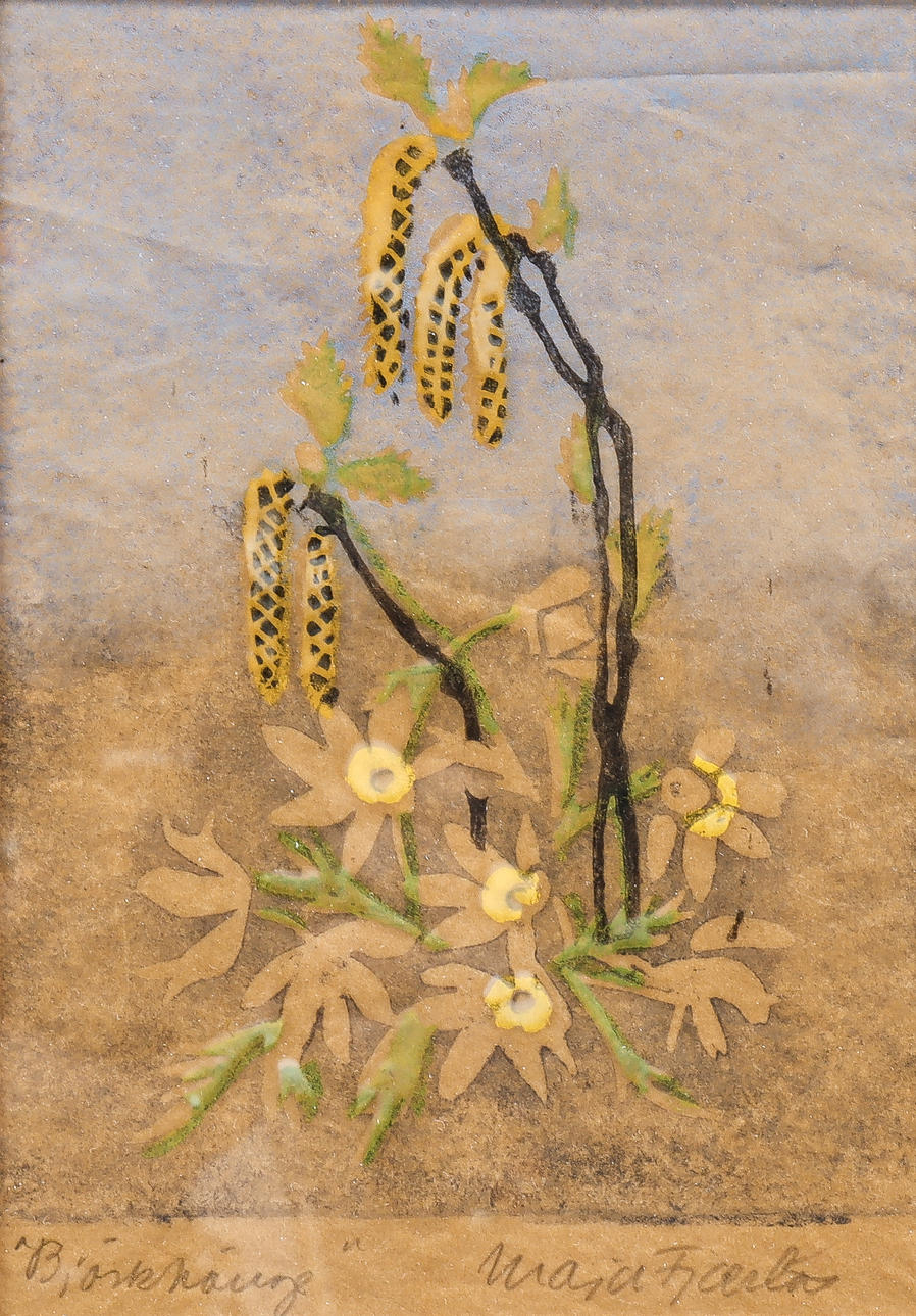 MAJA FJAESTAD. Hand-pulled print, signed.