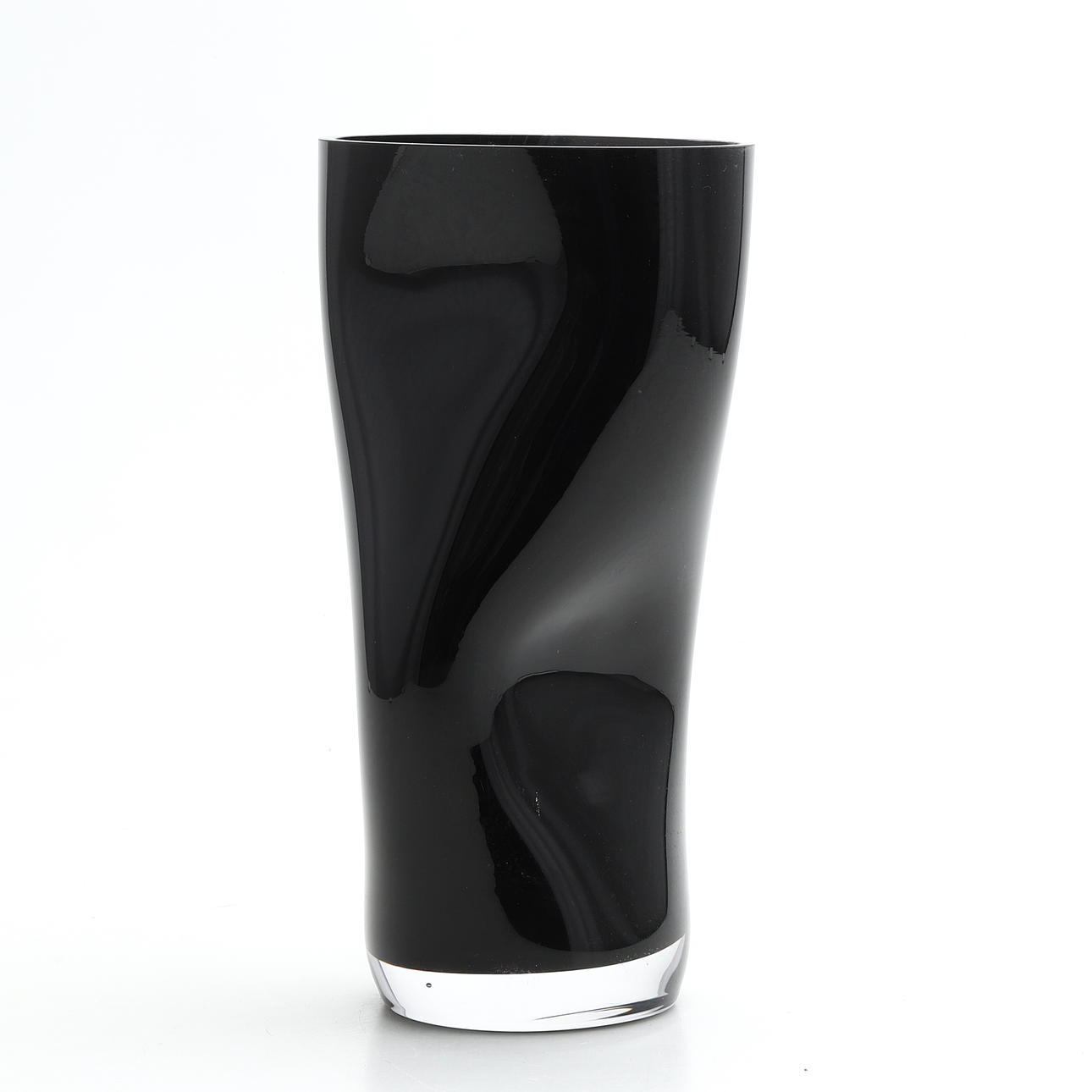 LENA BERGSTRÖM. Vase, "Squeeze" Orrefors.