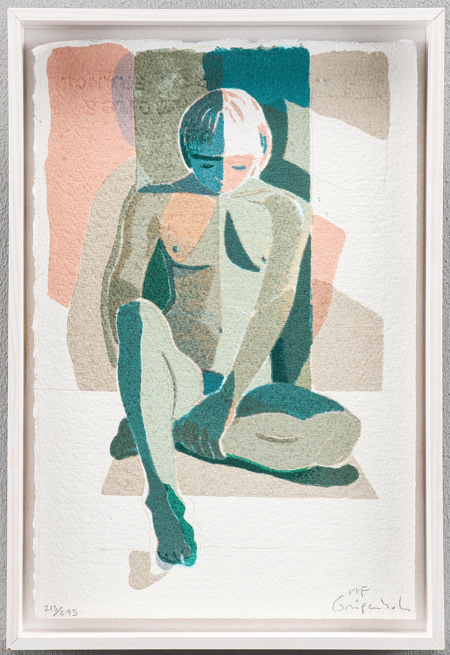 ULF GRIPENHOLM. Lithograph 213/295, signed.