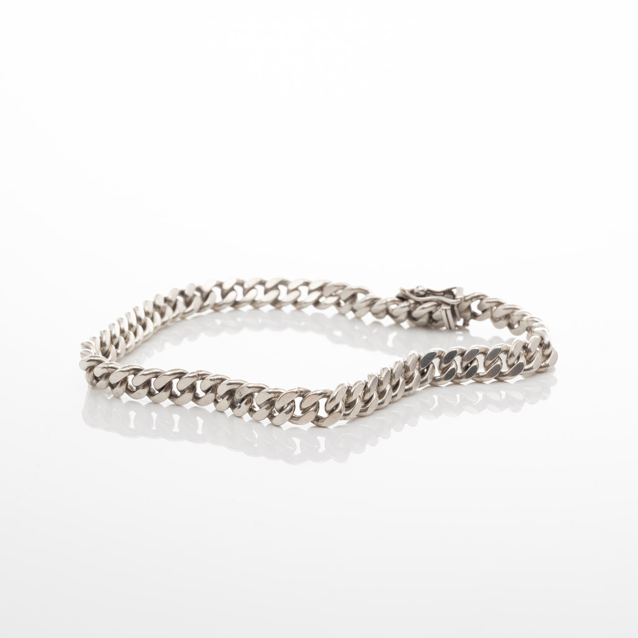 ARMBAND, Silver, Pansarlänk.