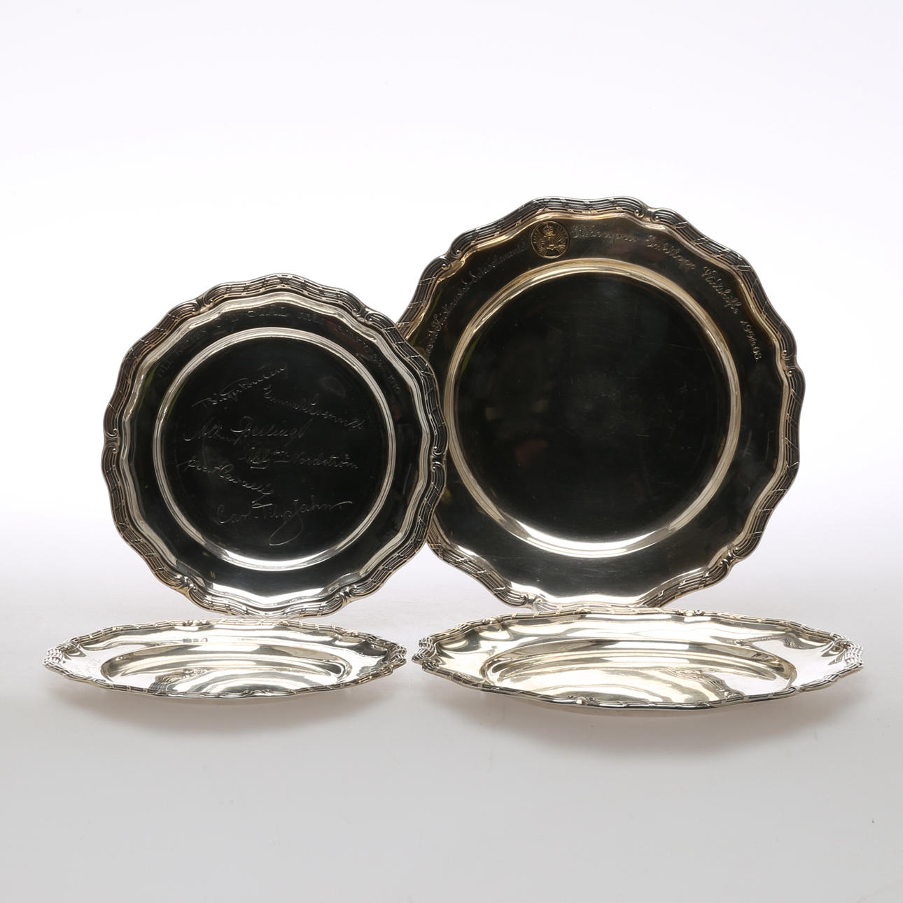 FAT, 4 st, silver, delvis C G Hallberg, tidigt 1900-tal.