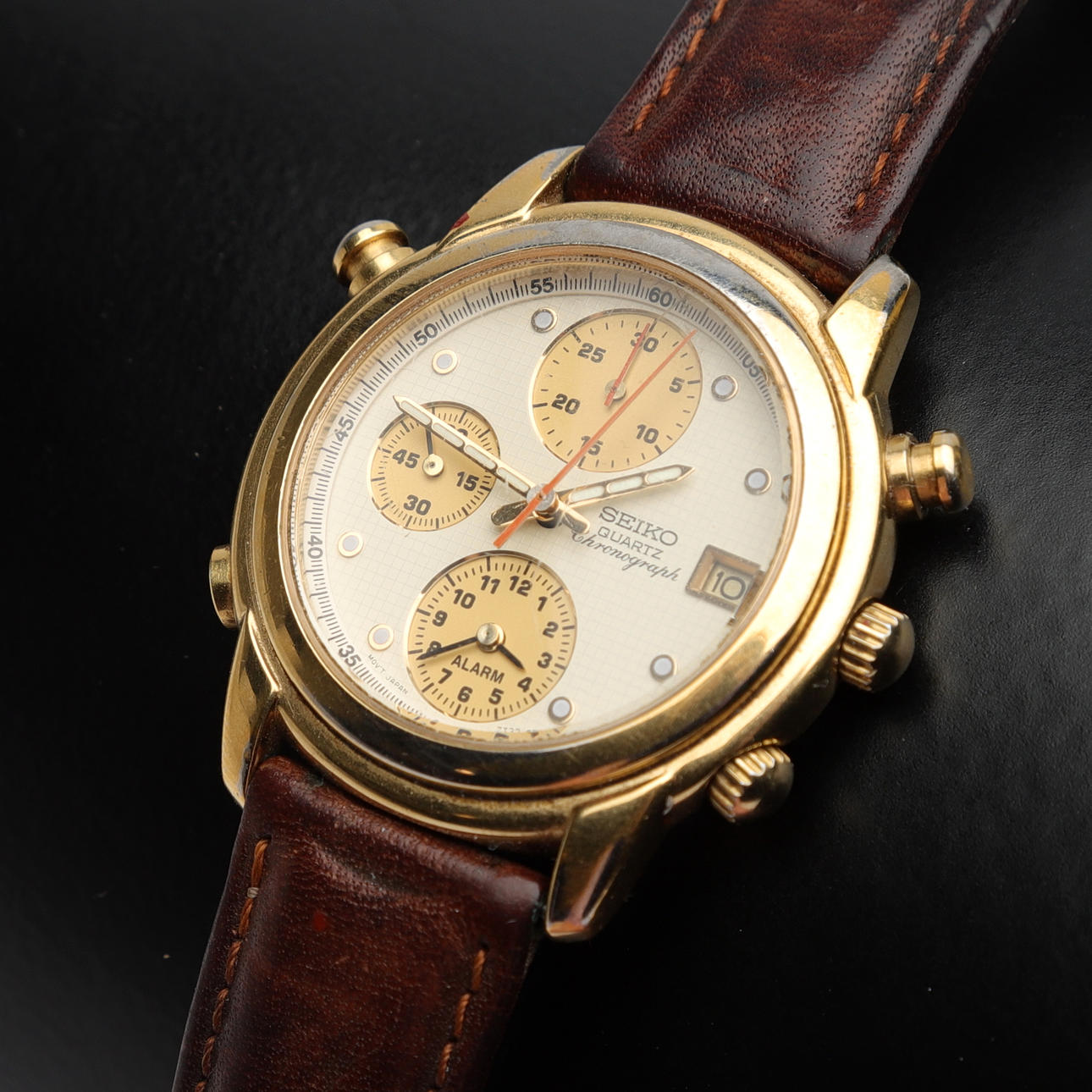ARMBANDSUR, Seiko Quartz Chronograph, stål.