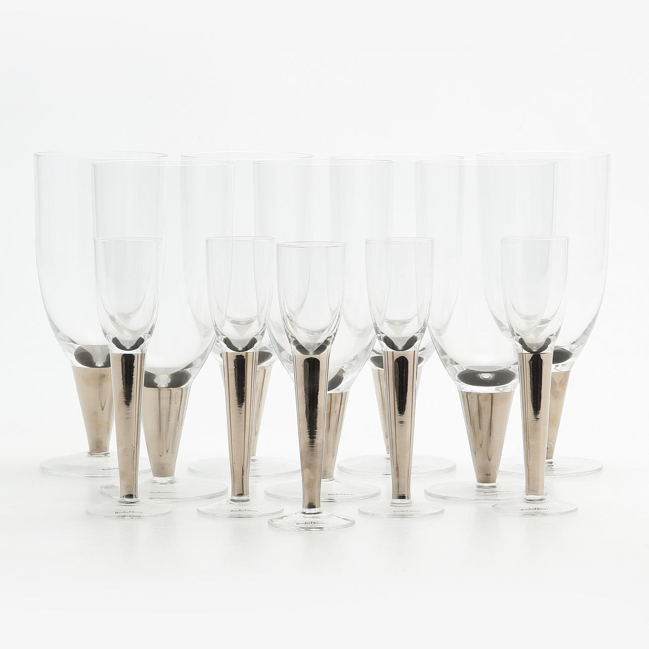 LISELOTT HENRIKSSON. 12 "Select" glasses, Boda Nova.