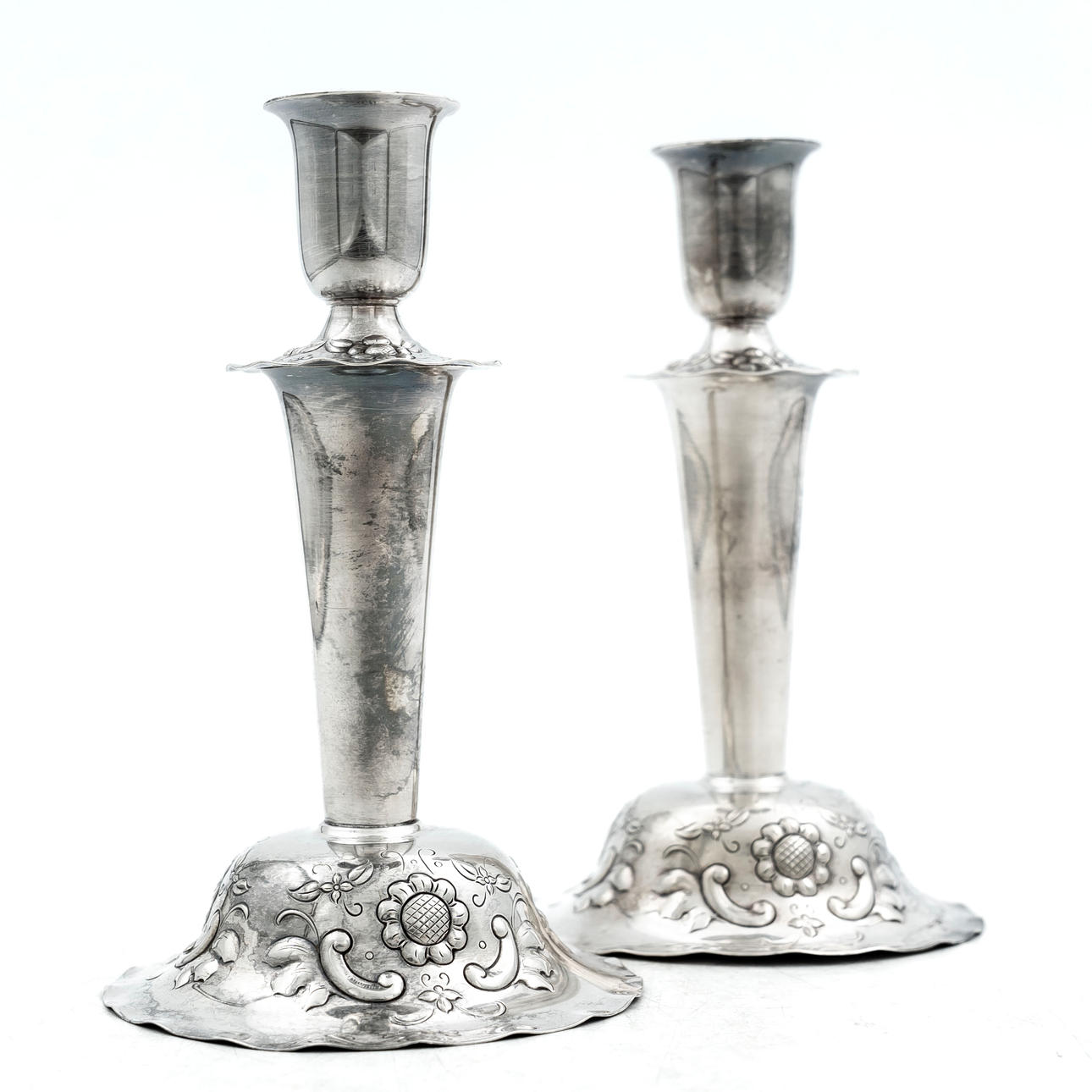 LJUSSTAKAR. Silver, GAB 1900-tal (2st).