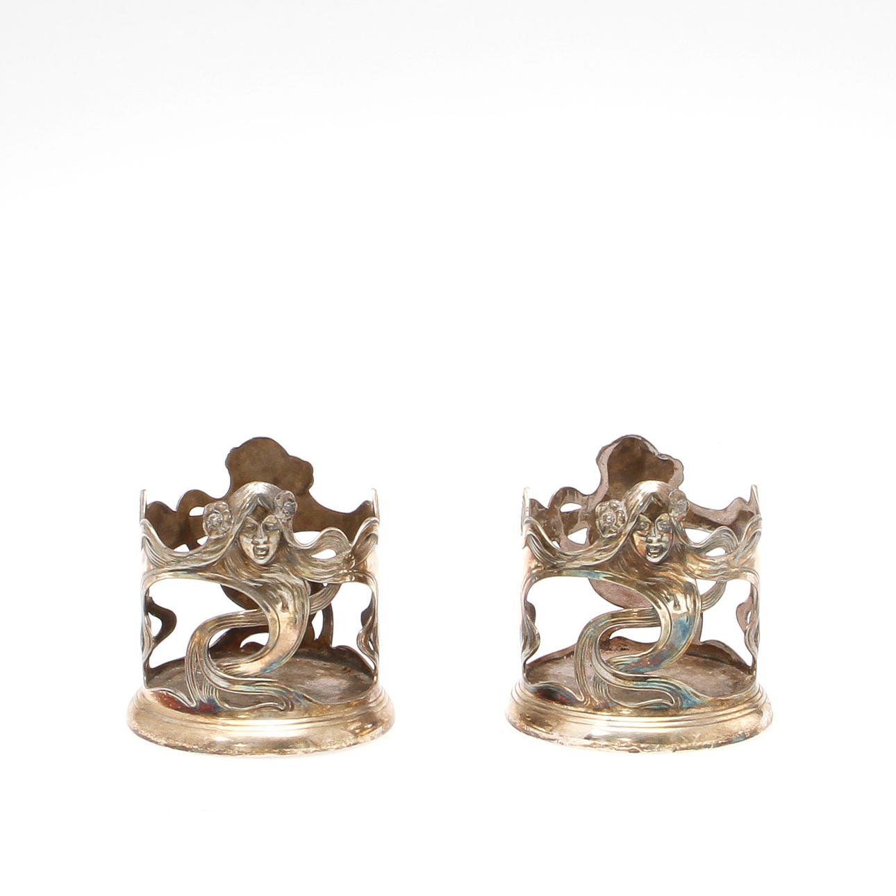 FLASKSTÄLL, 1 par, WMF.