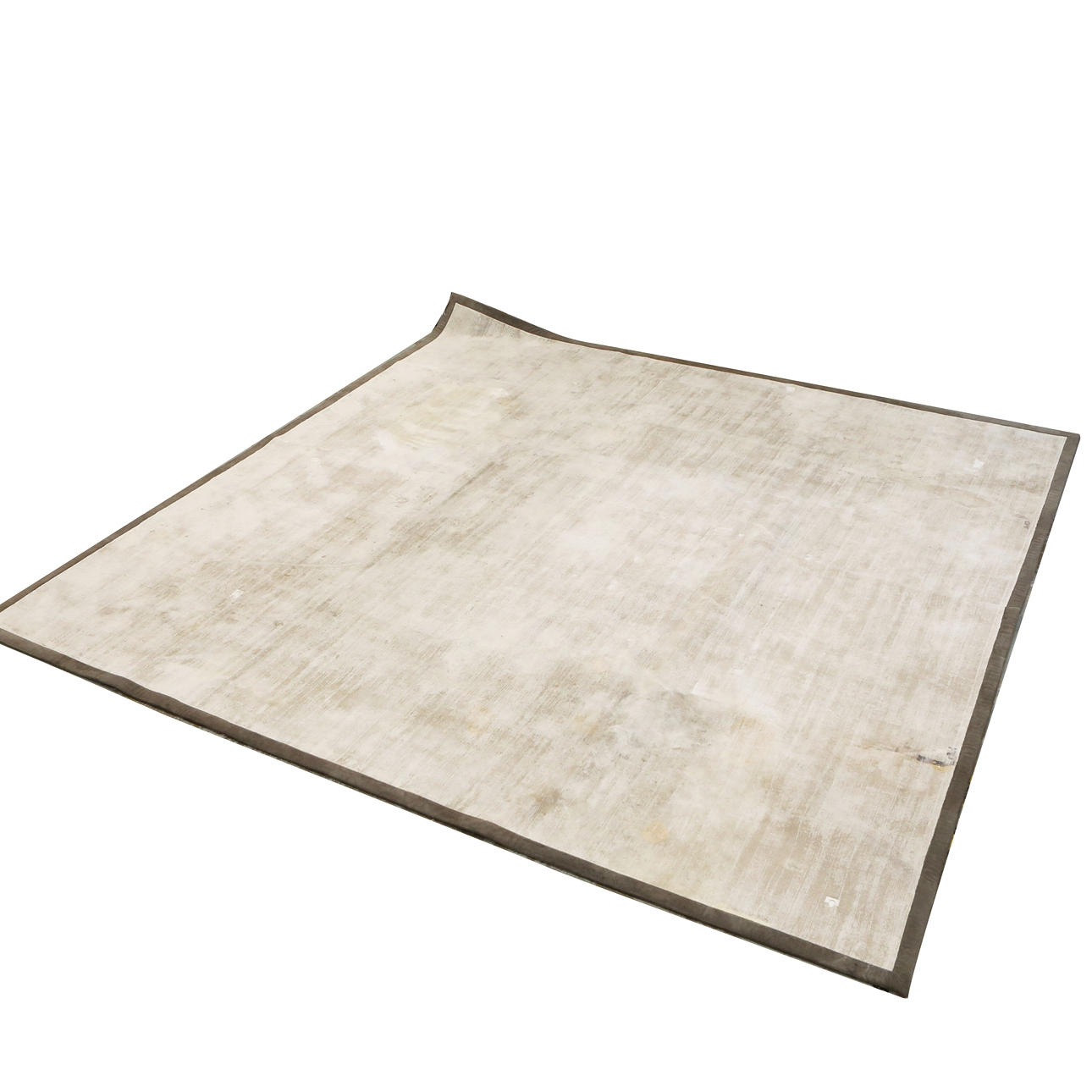 JACARANDA SANTUSHTI SHELL CARPET WITH SUEDE ELEPHANT BORDER. Carpets ...
