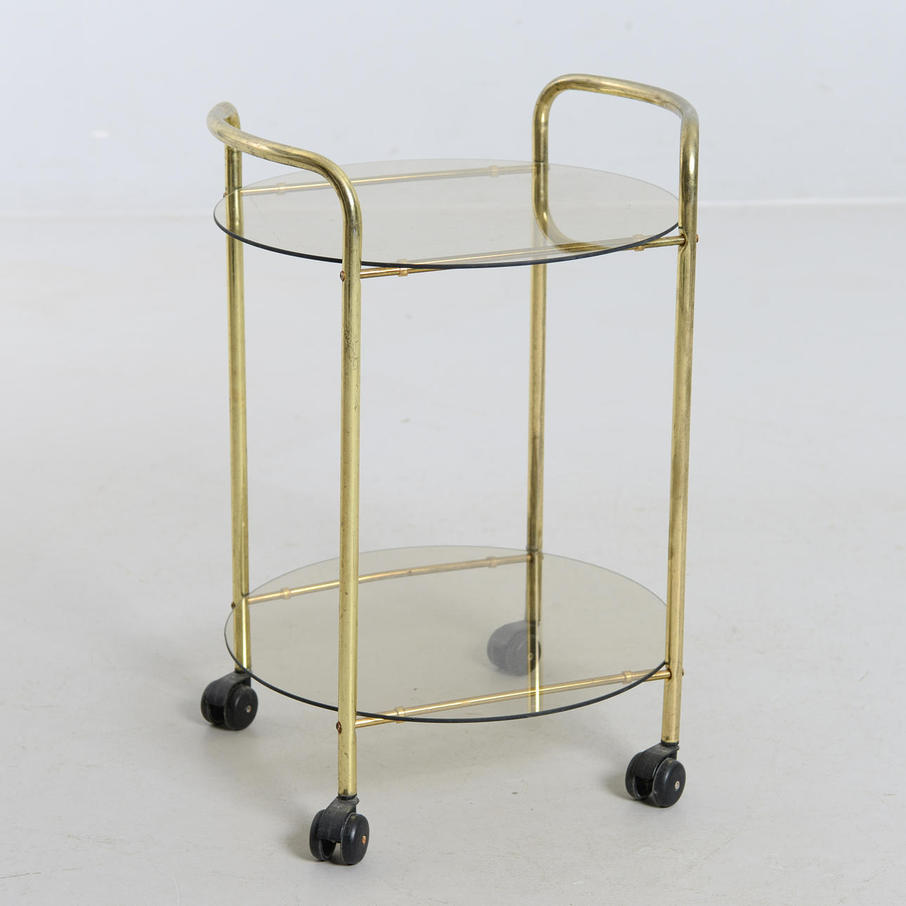 SERVING TROLLEY, late 20th century.