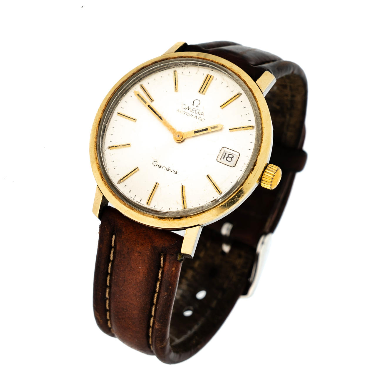 OMEGA. Armbandsur Automatic, Genevé 1900-tal.