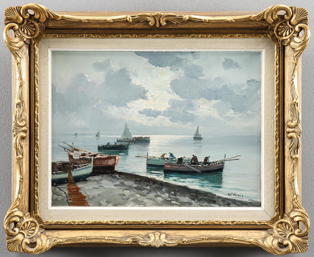UNIDENTIFIED ARTIST oil on canvas, signed. Art - Paintings - Auctionet