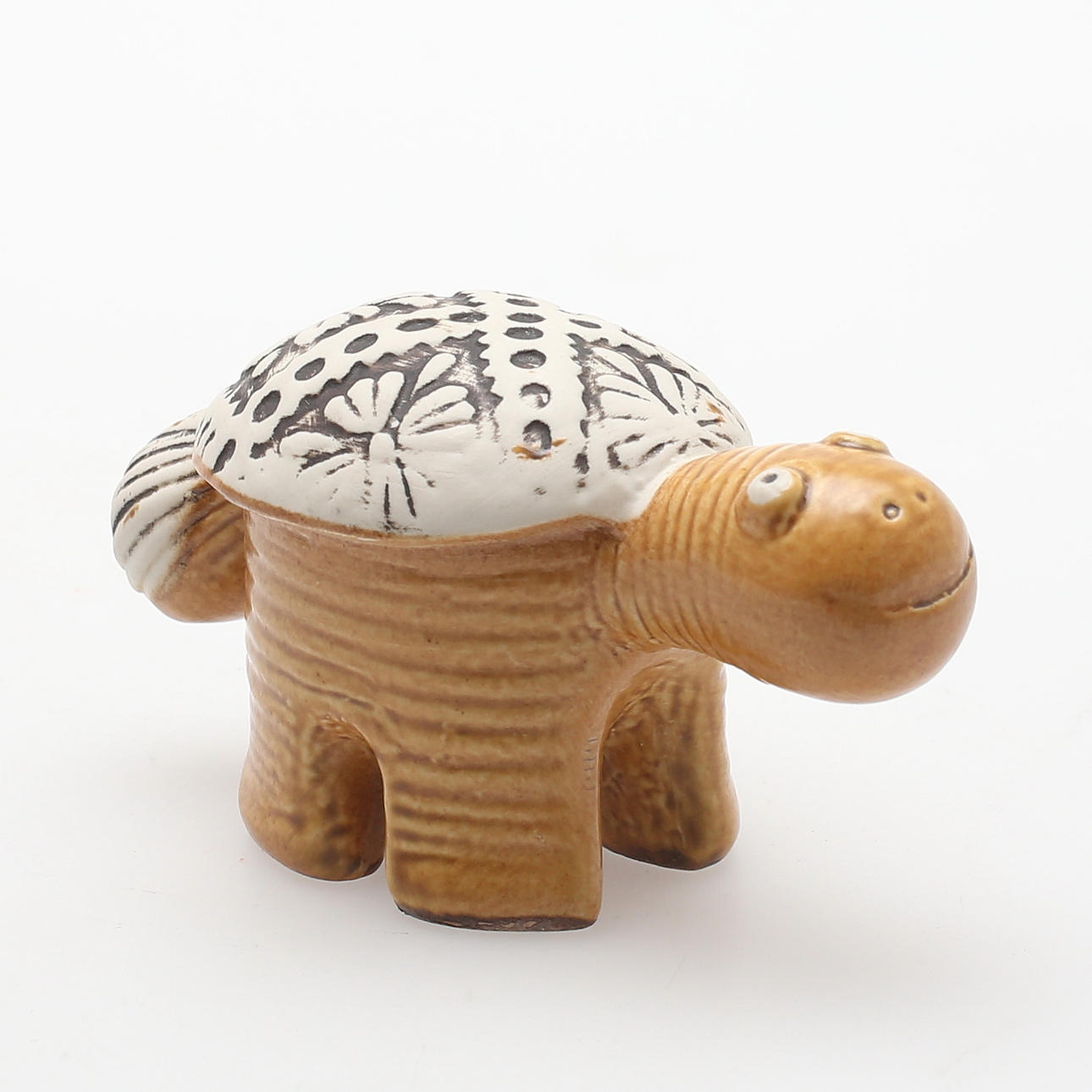 FIGURIN, stengods, "Sköldpadda", Lisa Larson, Gustavsberg.