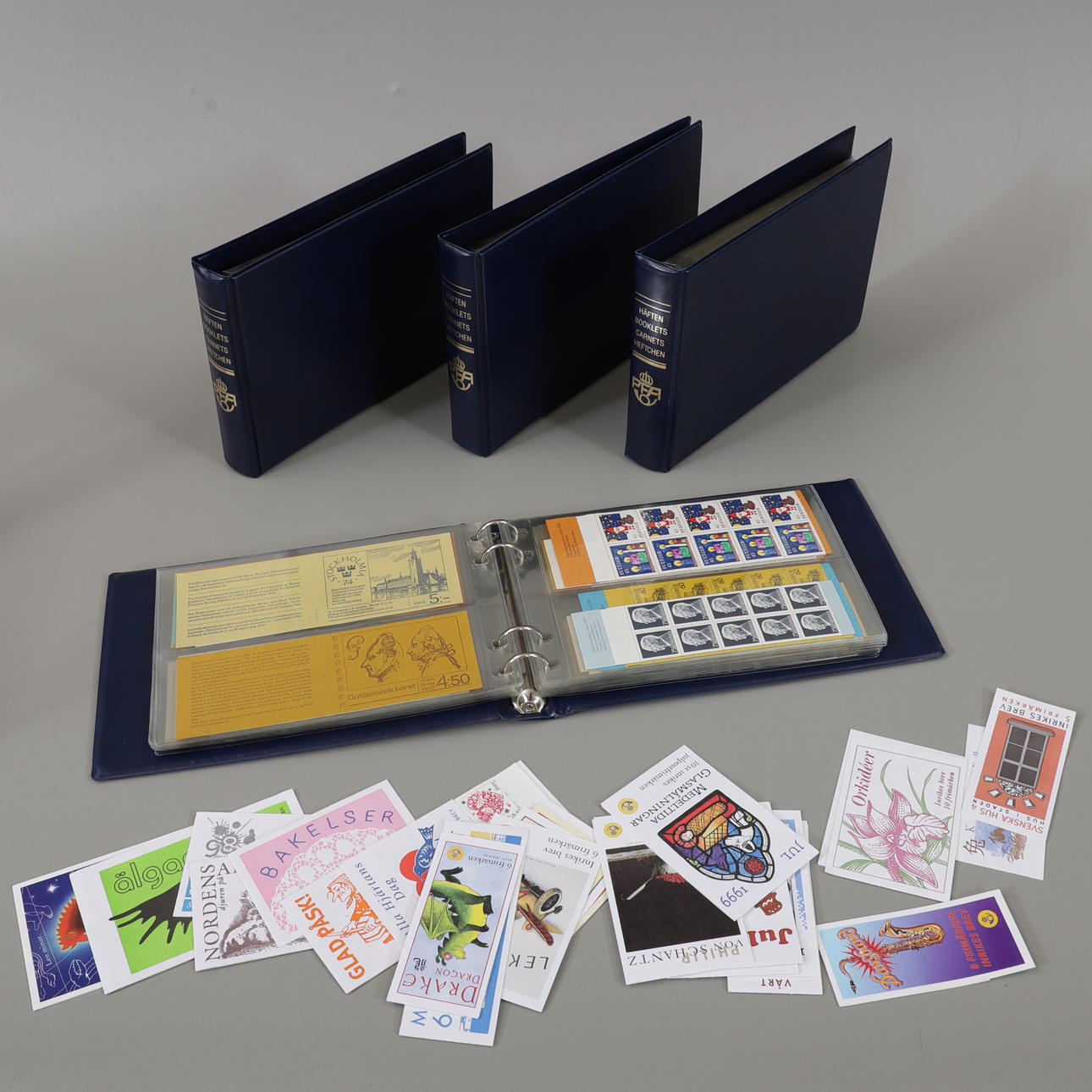 SWEDISH STAMP BOOKLETS, 2000s.