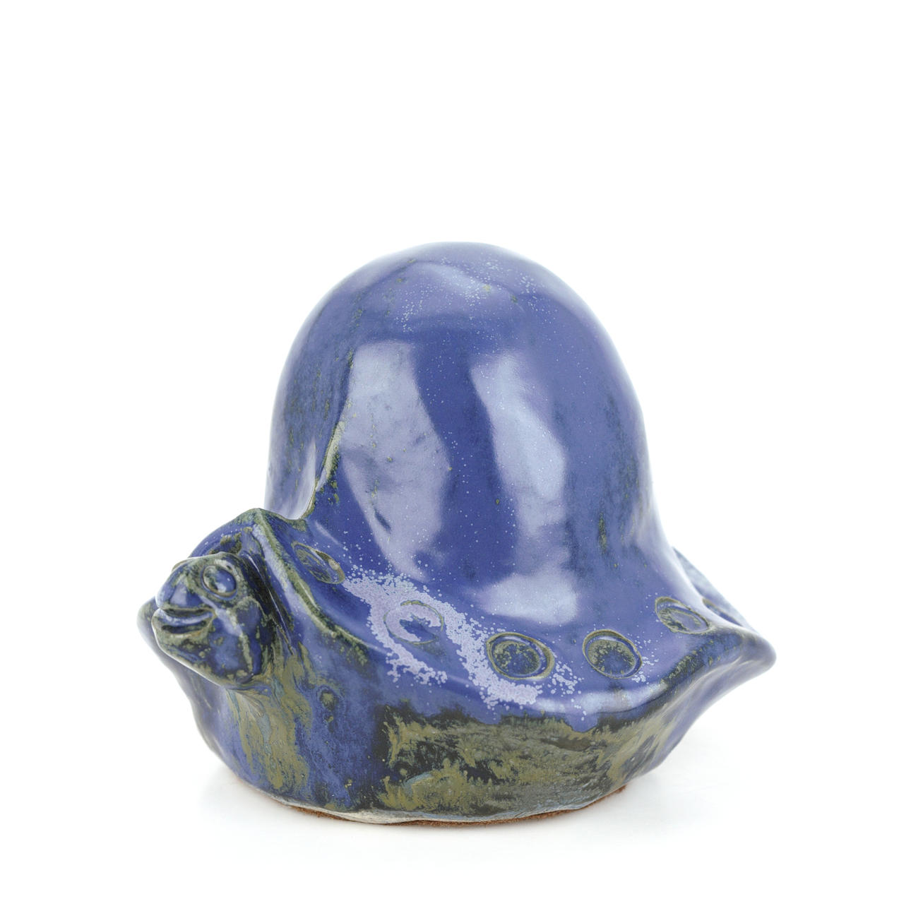 ÅKE LARSSON. Figurine, turtle, glazed stoneware, label marked.