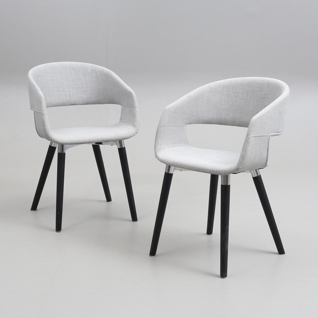 CHAIRS, a pair, contemporary.