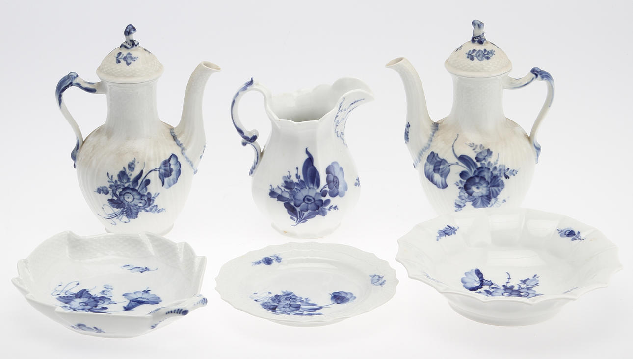 SERVISDERAR, 22 delar, Royal Copenhagen.