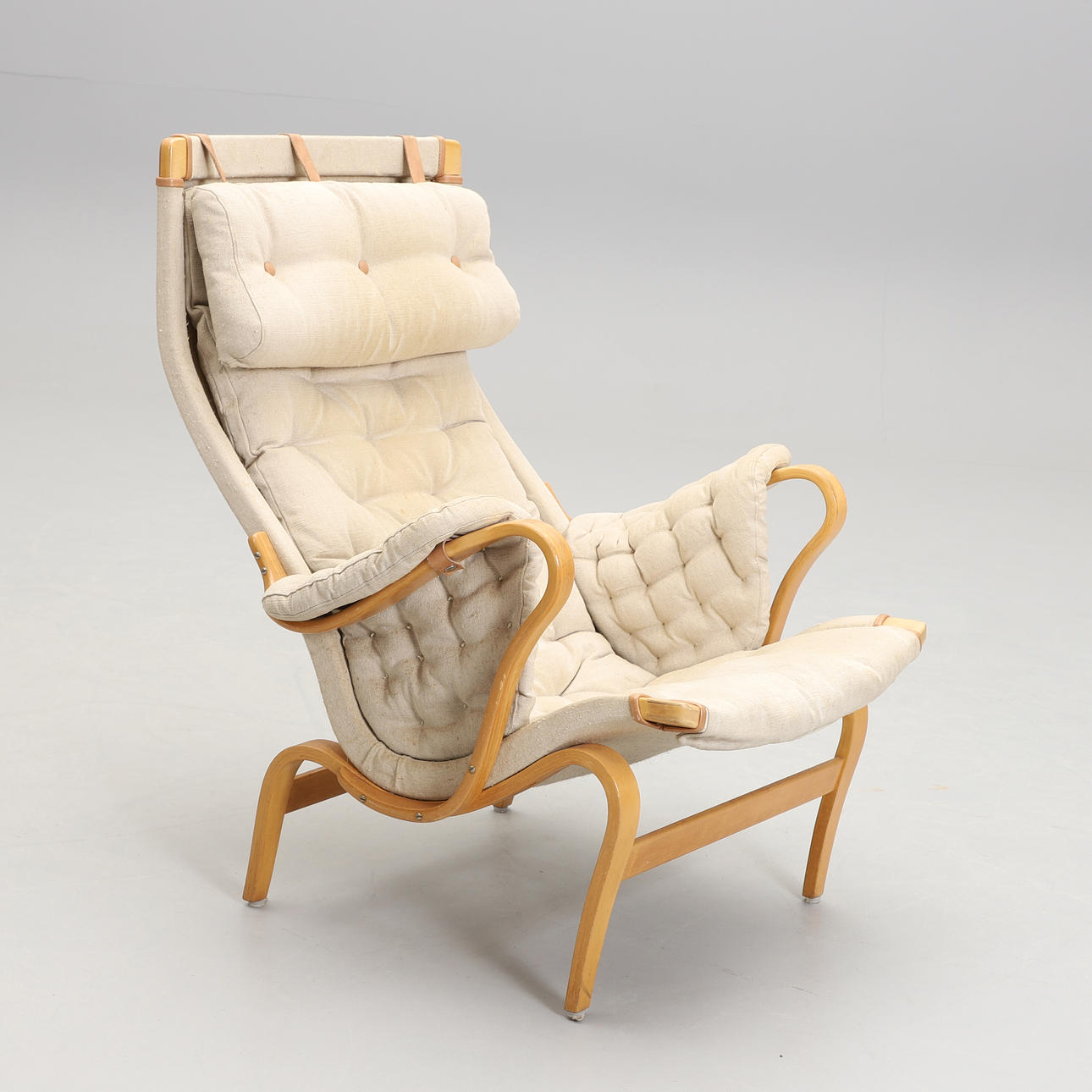 BRUNO MATHSSON. ARMCHAIR, "Pernilla", DUX.