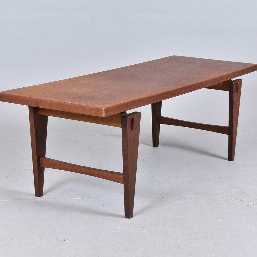 COFFEE TABLE, teak, 1960s/70s.
