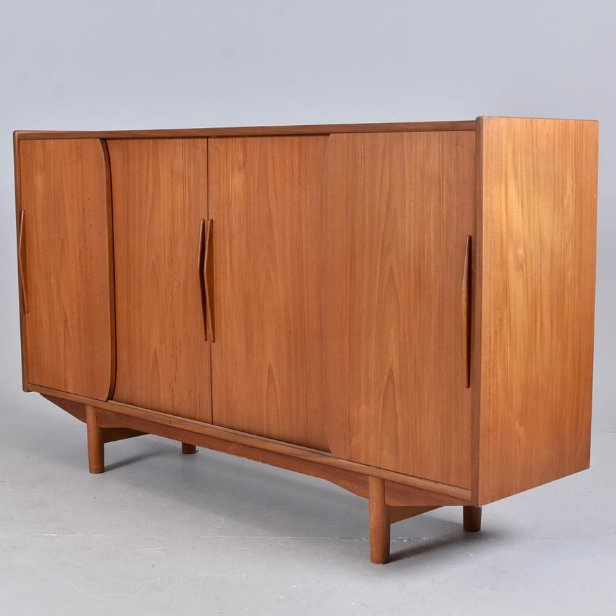 SIDEBOARD, teak, Denmark, 1960s/70s.