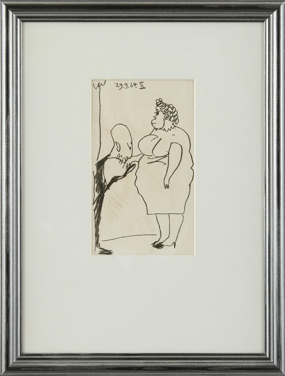 PABLO PICASSO. Lithographie.