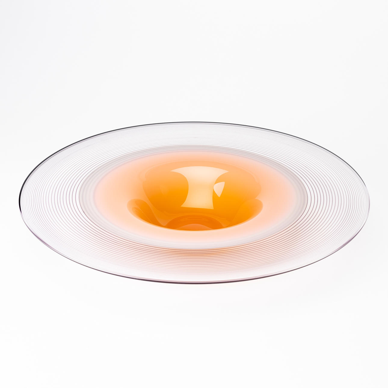 WILKE ADOLFSSON. Bowl, glass, signed, dated -86.