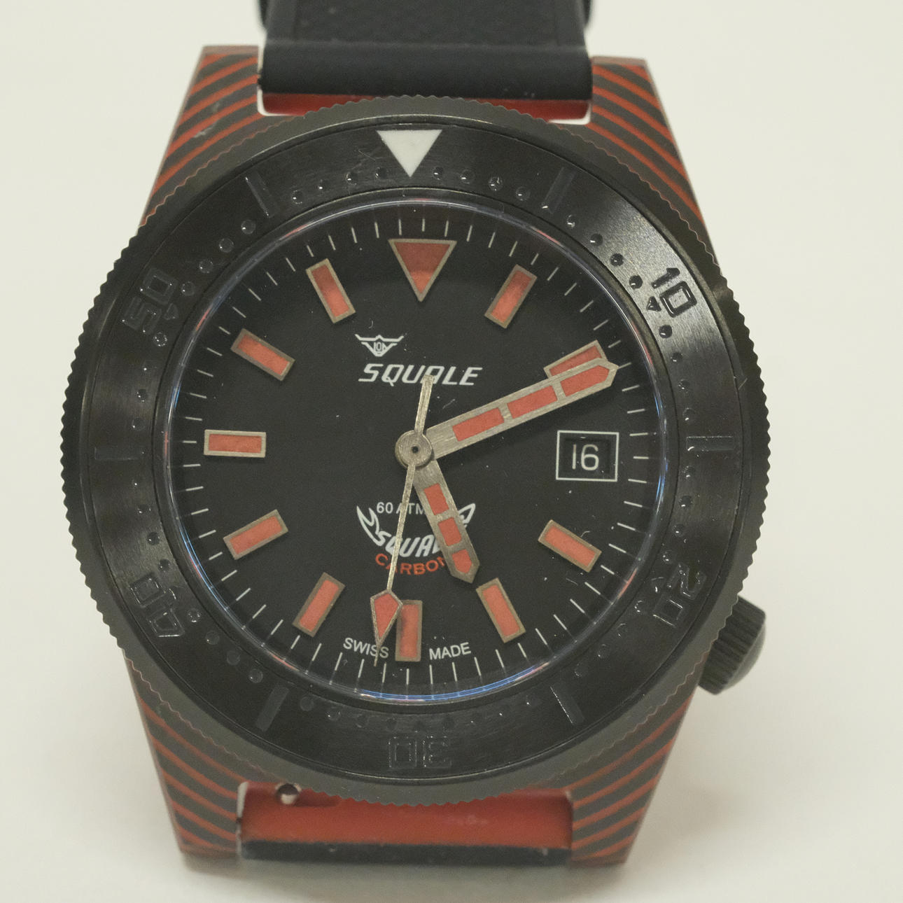 SQUALE. ARMBANDSUR. "T183R", LIMITED EDITION. AUTOMATIC. SAMTIDA.
