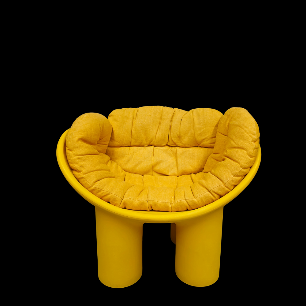 FAYE TOOGOOD FOR DRIADE. ROLY POLY ARMCHAIR CANARY YELLOW. Furniture ...