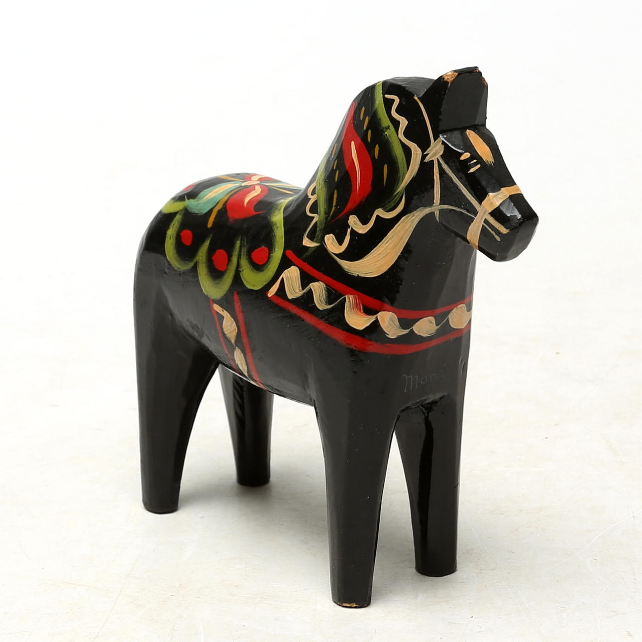 DALA HORSE, wood, black.