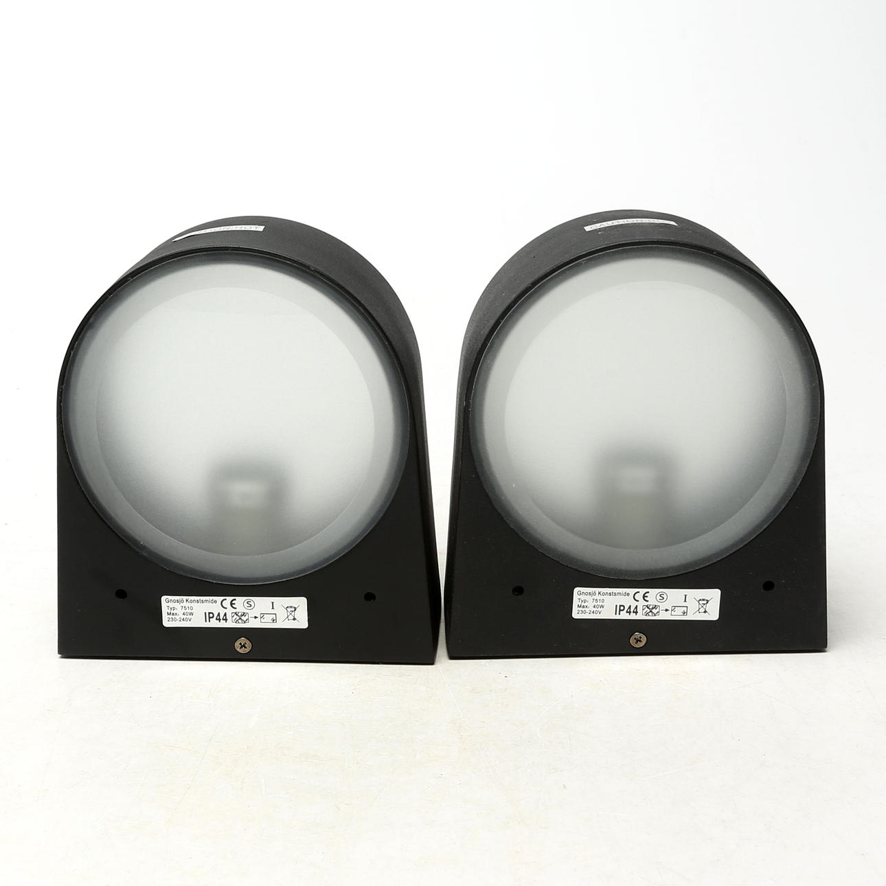 EXTERIOR WALL LIGHTS, 2 pcs, modern.