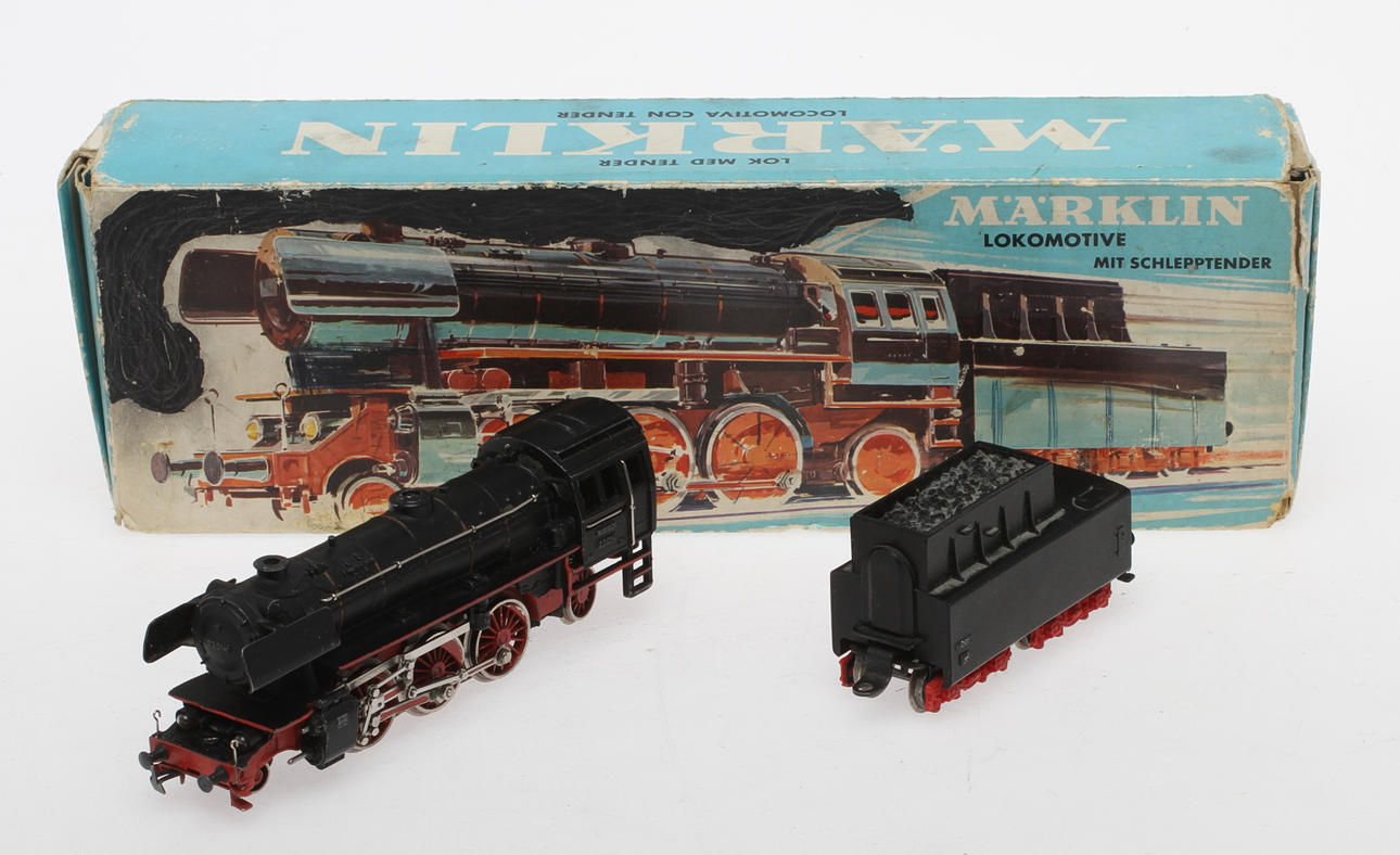 MODELLTÅG MÄRKLIN ånglok 3005.7 i originalkartong.