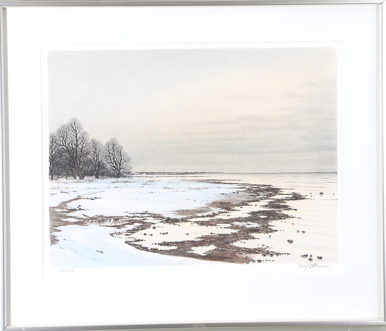 ULF GÖTHMAN. Litografi, signerad och numrerad 140/190.