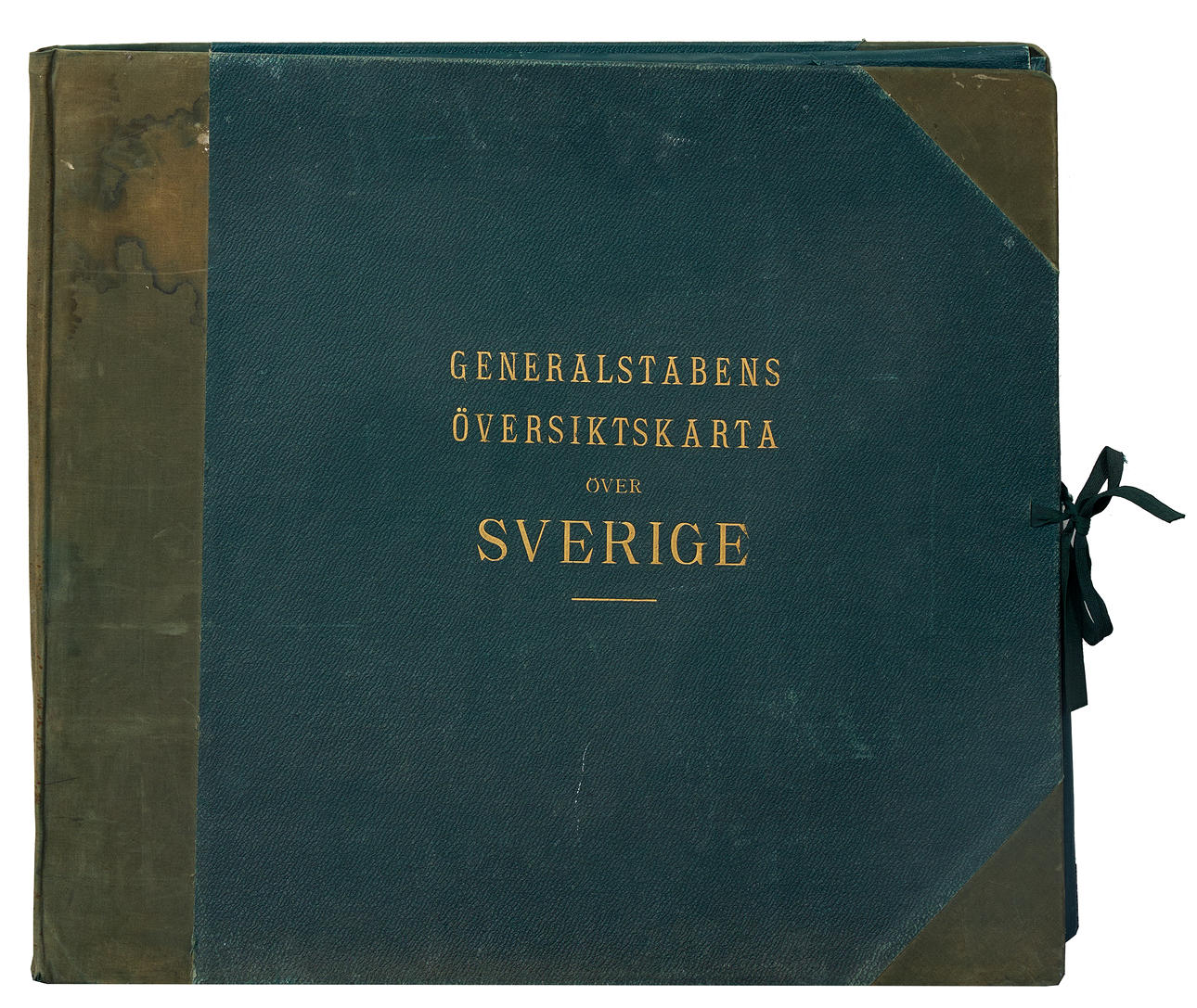 GENERALSTABENS ÖVERSIKTSKARTA ÖVER SVERIGE, 18 stycken blad.