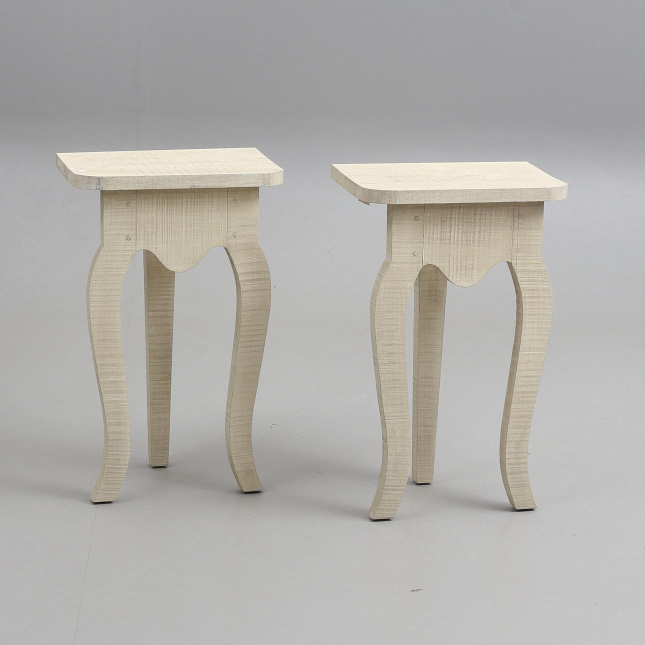 BEDSIDE TABLES, a pair, wood, contemporary.