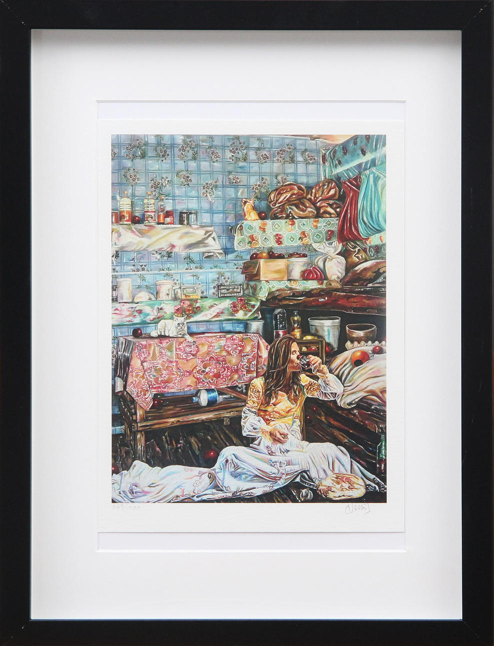 CAROLINE AF UGGLAS. LITHOGRAPH, signed.