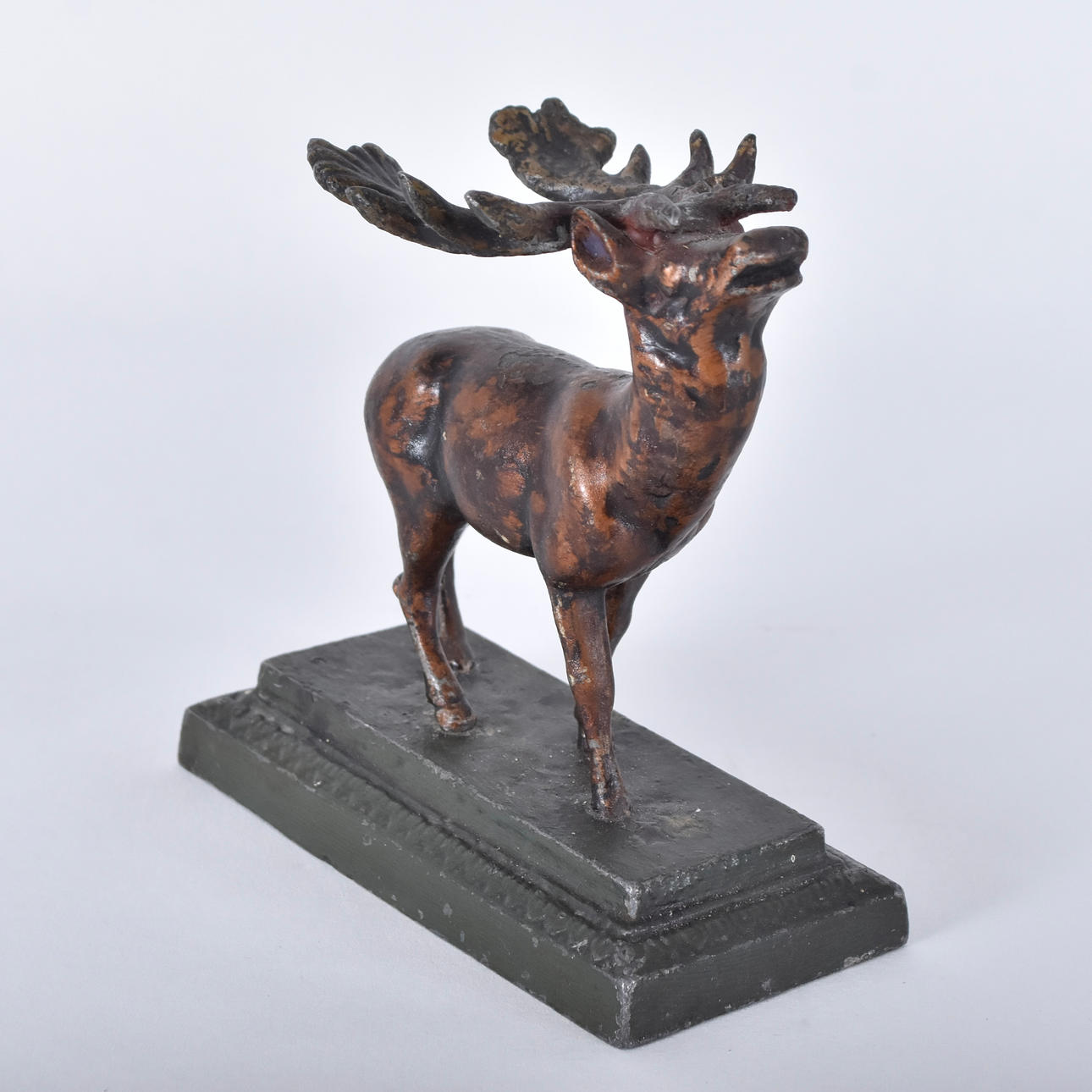 SCULPTURE/PAPERWEIGHT, painted metal.