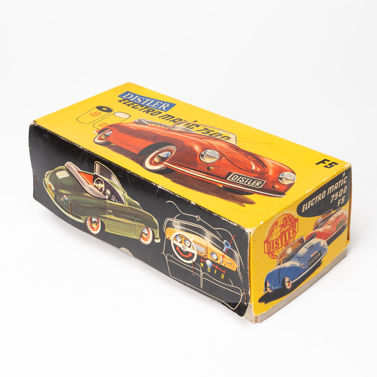 DISTLER ELECTROMATIC 7500, Porsche 356, model car, 1950s, West