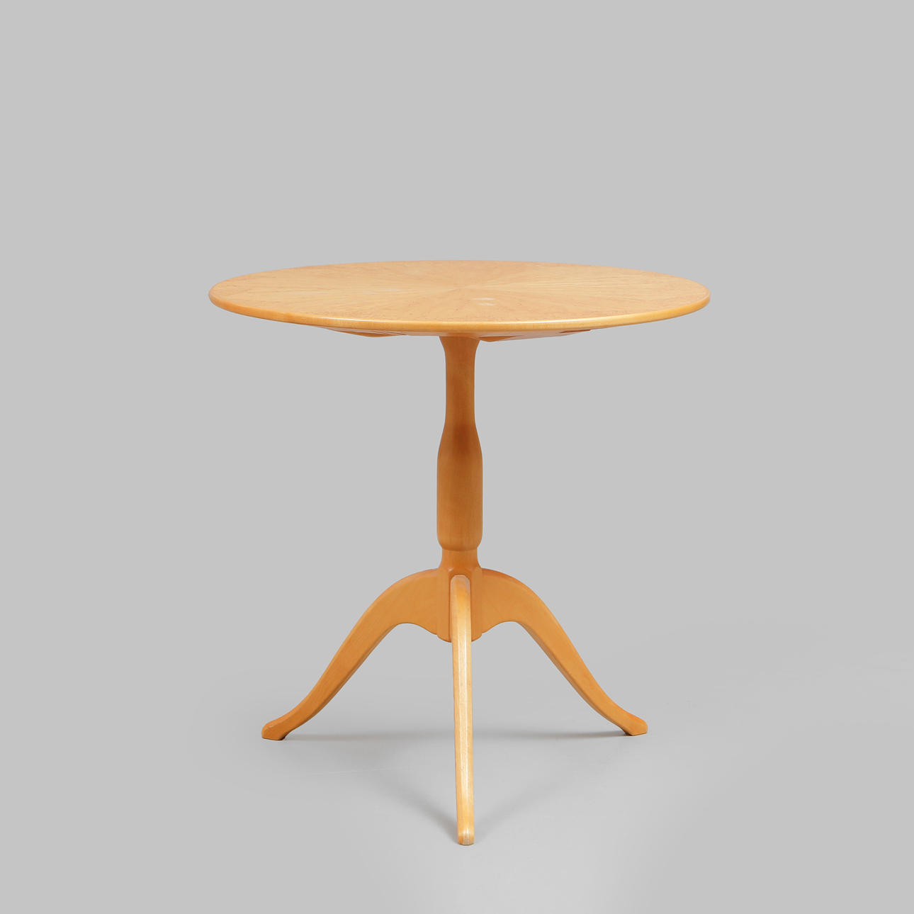 CARL MALMSTEN. Table, "Berg", flame birch and birch.