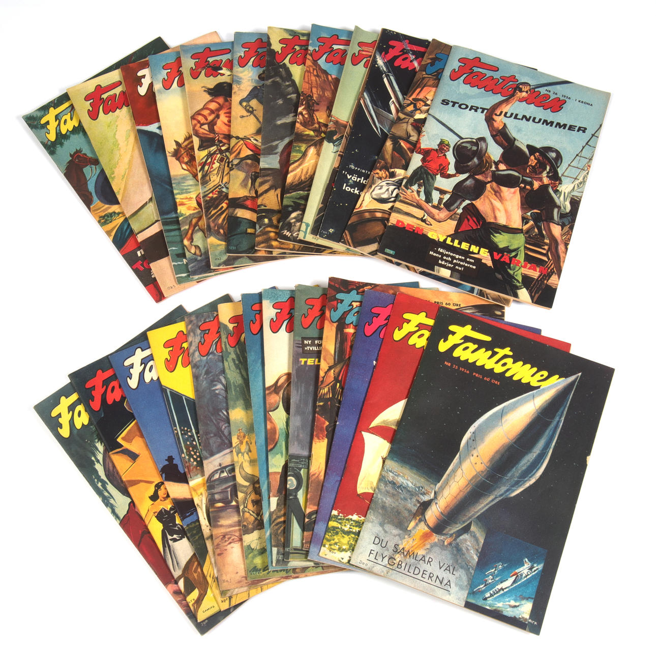 THE PHANTOM, 26 issues, complete year 1956.