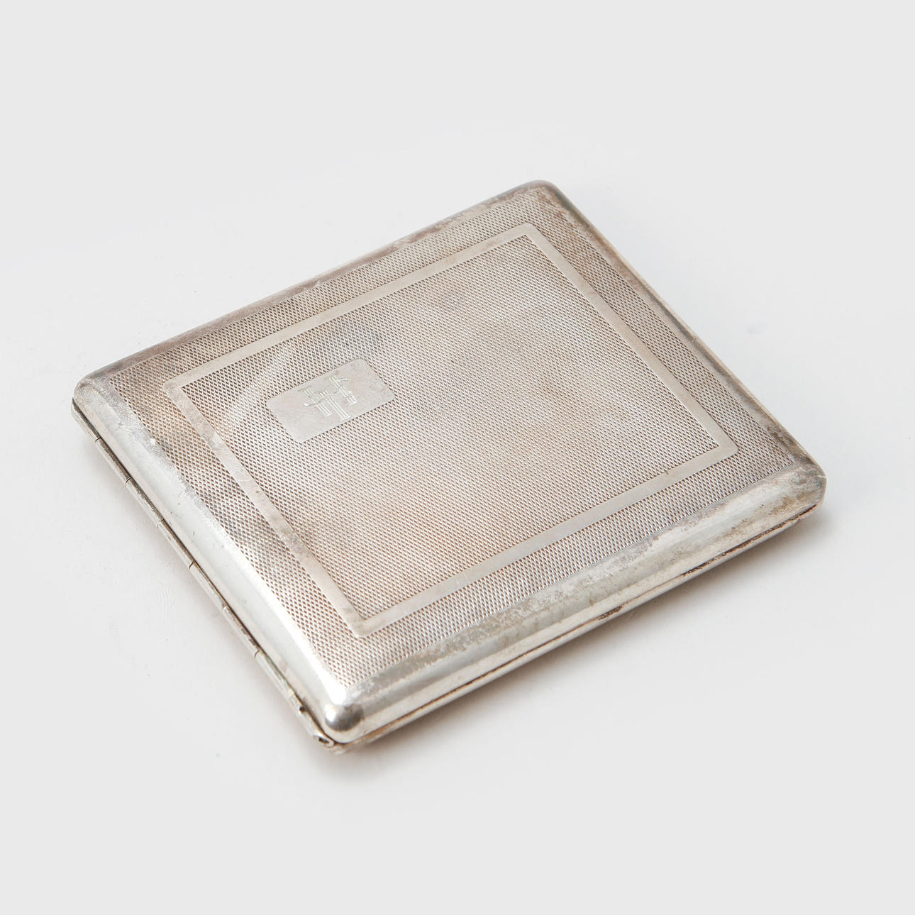 CIGARETTE CASE, silver, weight approx. 126 grams.