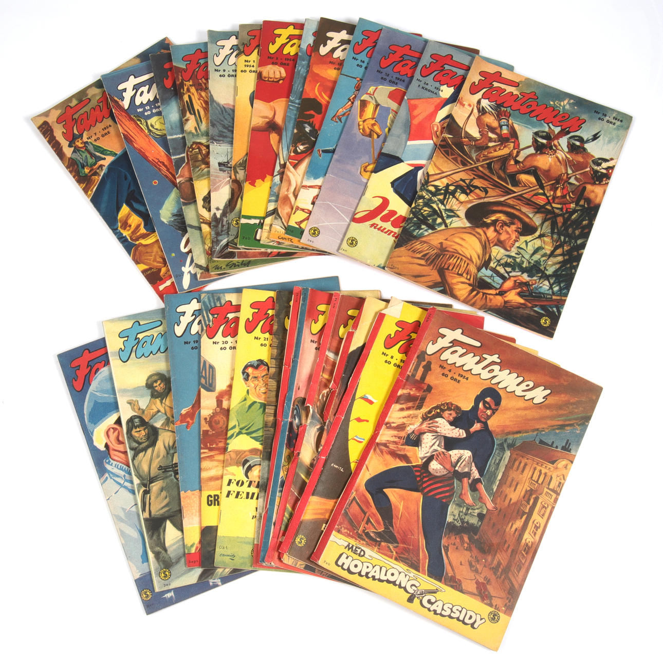 FANTOMEN, 25 pcs, year 1954.