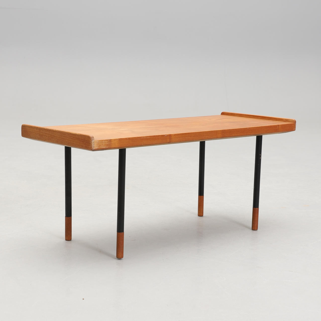 BENCH/TABLE, teak, 20th century.