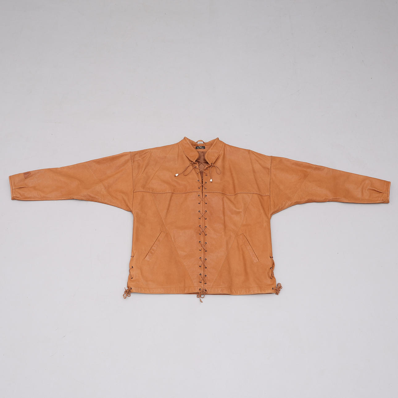 LEATHER JACKET, KARIN VASARA DESIGN.