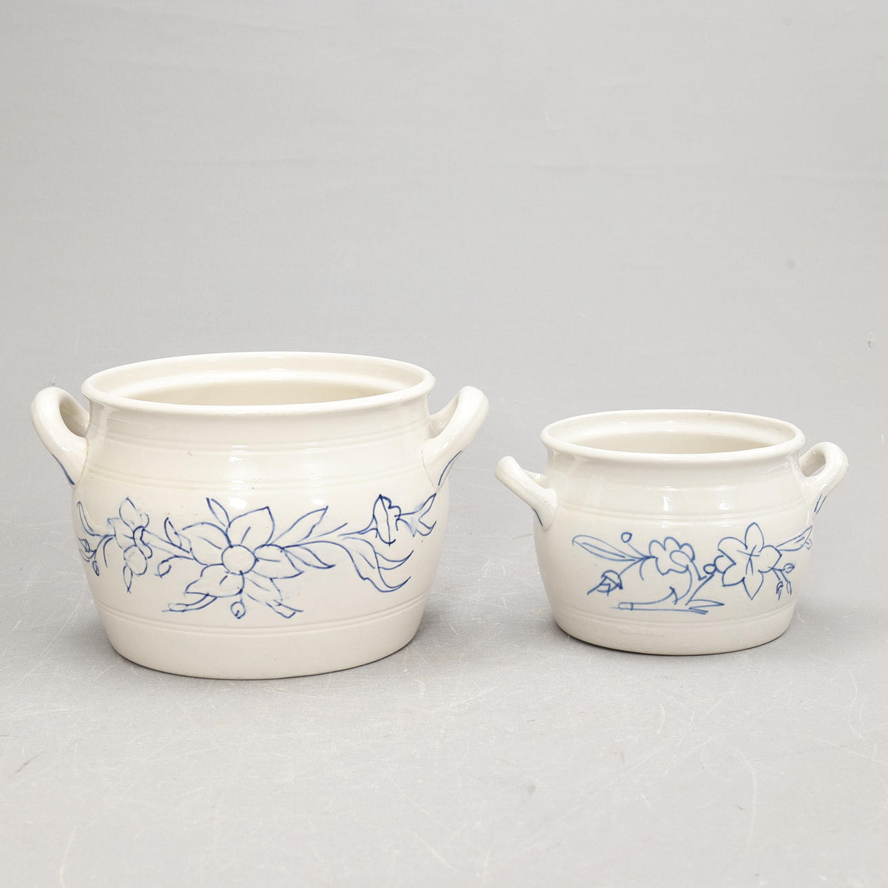 JUGS, 2 pieces, stoneware, Rörstrand.