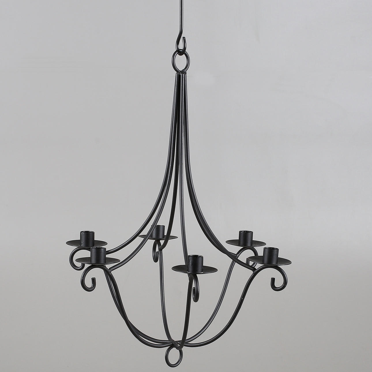 TAKKRONA, smidesjärn, 6-armad, 1900-talets andra hälft.