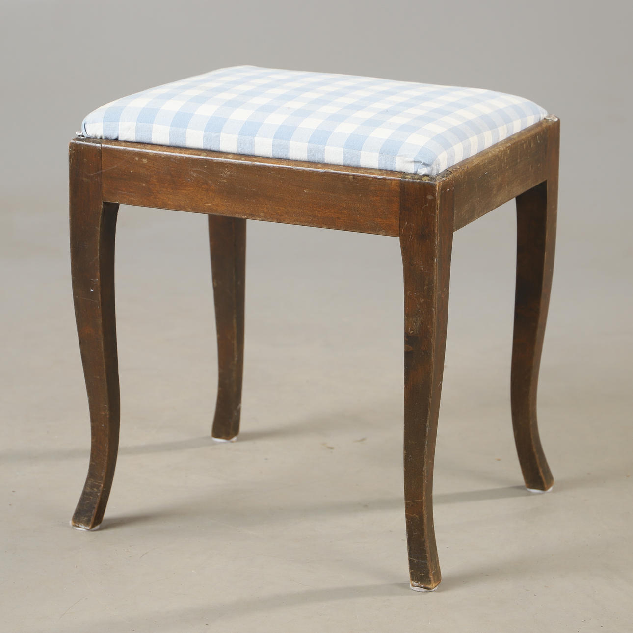 STOOL, oak, Art Nouveau.