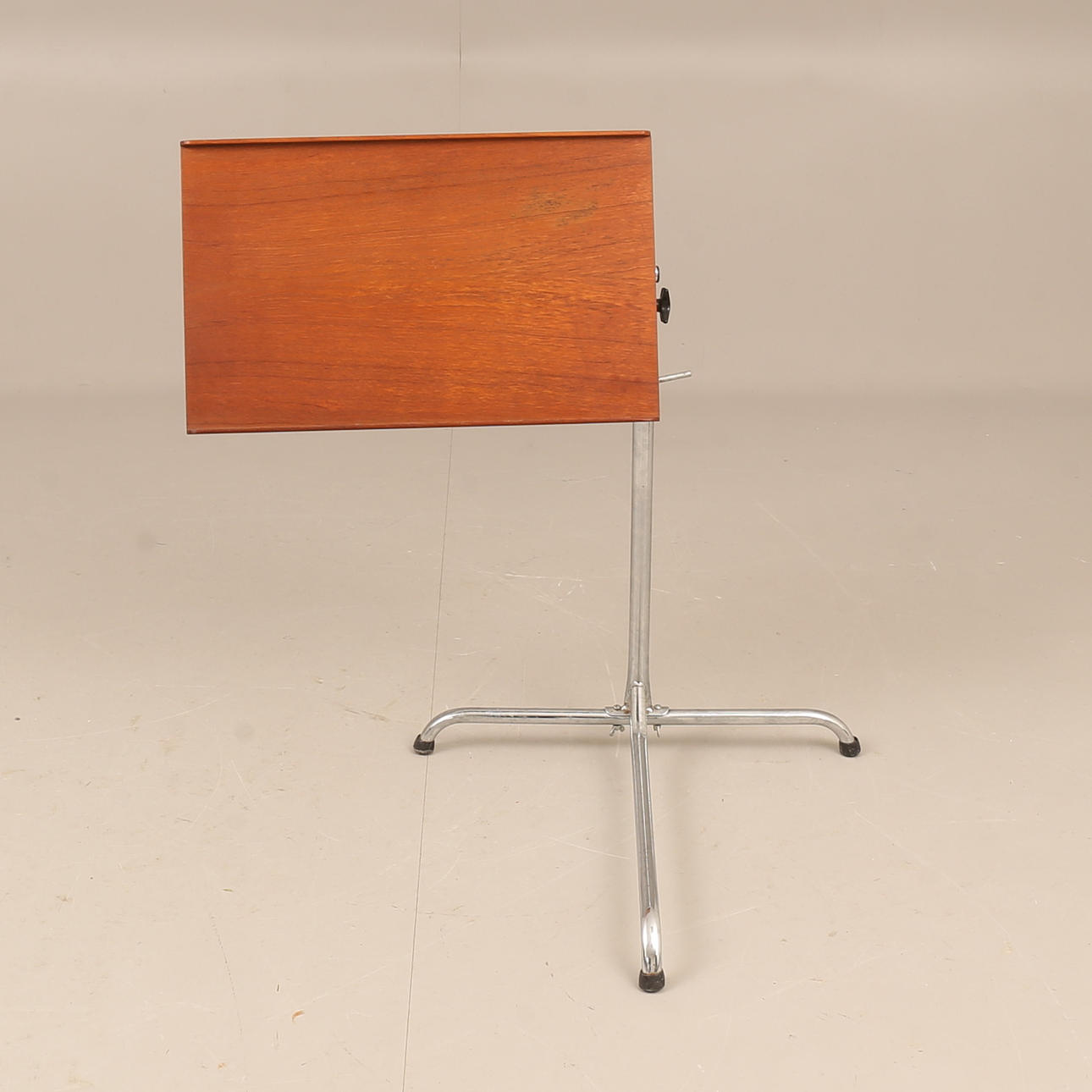 READING TABLE, teak, metal, 1950s/60s.