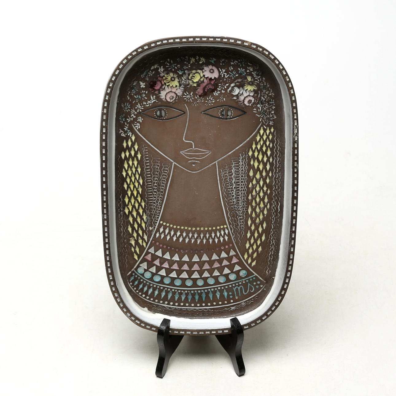 MARI SIMMULSON. DISH, ceramic, Upsala-Ekeby.