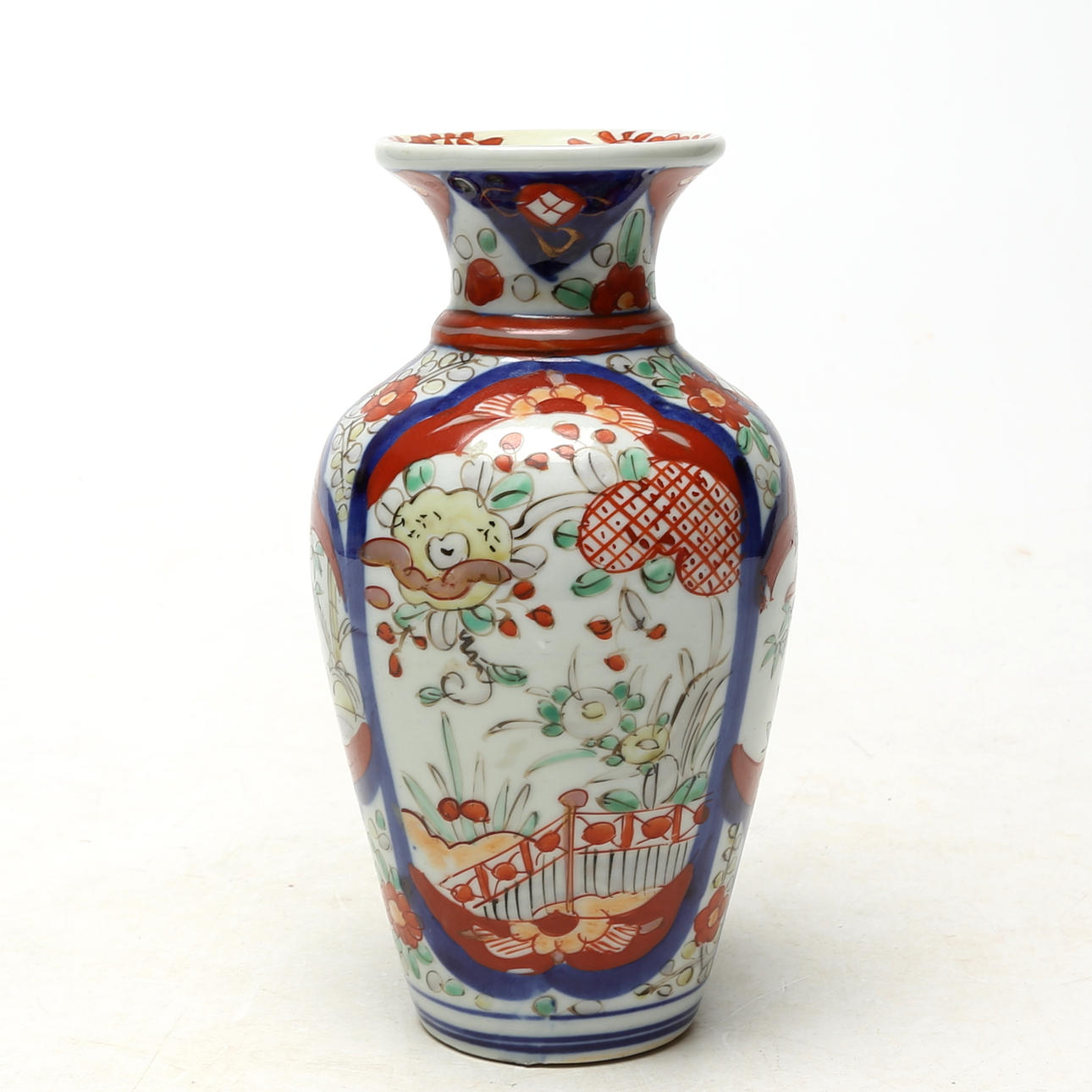 VASE, porcelain, Imari, likely Japan.