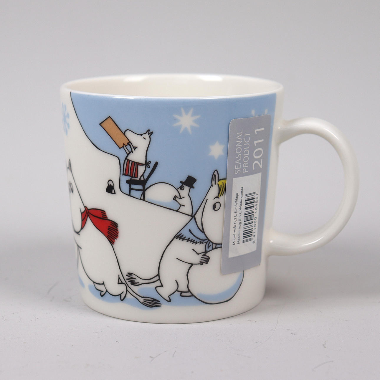 MOOMIN MUG, "Snow Games", Arabia, 2011.